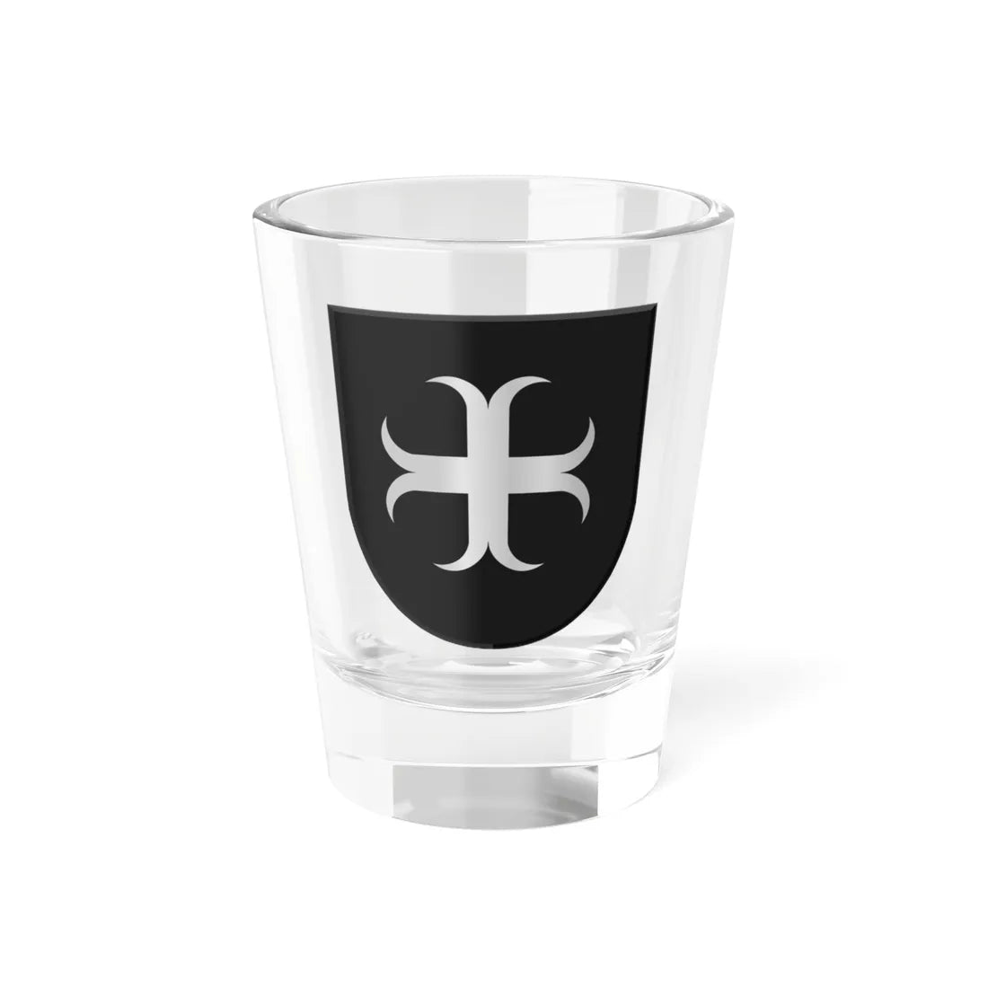 Wezembeek-Oppem wapen (Belgium) (Coat of Arms) Shot Glass 1.5oz 1.5oz - Go Mug Yourself