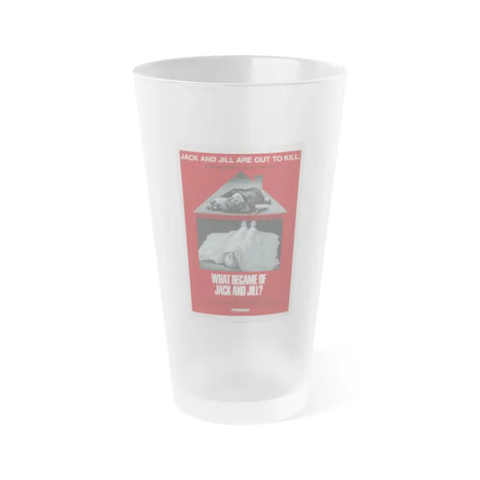 WHAT BECAME OF JACK AND JILL 1972 Movie Poster - Frosted Pint Glass 16oz 16oz Frosted - Go Mug Yourself