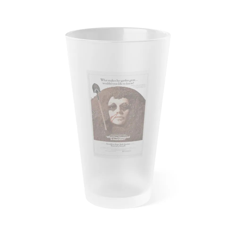 WHAT EVER HAPPENED TO AUNT ALICE 1969 Movie Poster - Frosted Pint Glass 16oz-16oz-Frosted-Go Mug Yourself