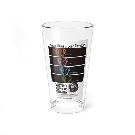 WHAT EVER HAPPENED TO BABY JANE 1962 Movie Poster - Pint Glass 16oz 16oz - Go Mug Yourself