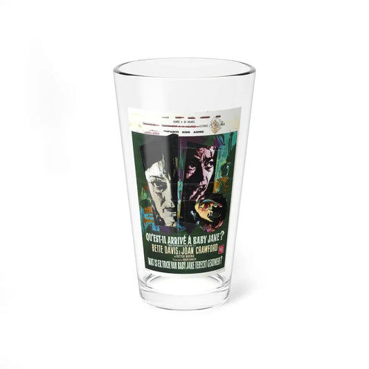 WHAT EVER HAPPENED TO BABY JANE (BELGIAN) 1962 Movie Poster - Pint Glass 16oz 16oz - Go Mug Yourself