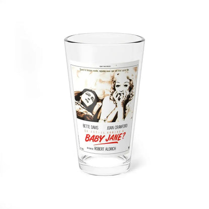 WHAT EVER HAPPENED TO BABY JANE (FRENCH) 2 1962 Movie Poster - Pint Glass 16oz 16oz - Go Mug Yourself