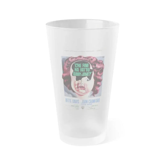 WHAT EVER HAPPENED TO BABY JANE (ITALIAN) 1962 Movie Poster - Frosted Pint Glass 16oz 16oz Frosted - Go Mug Yourself