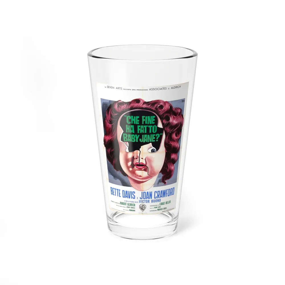 WHAT EVER HAPPENED TO BABY JANE (ITALIAN) 1962 Movie Poster - Pint Glass 16oz-16oz-Go Mug Yourself