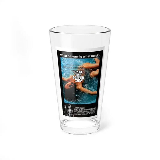WHAT THE PEEPER SAW 1972 Movie Poster - Pint Glass 16oz 16oz - Go Mug Yourself