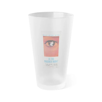 WHAT THE PEEPER SAW (ITALIAN) 1972 Movie Poster - Frosted Pint Glass 16oz 16oz Frosted - Go Mug Yourself