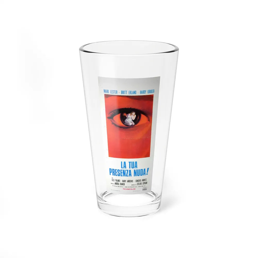 WHAT THE PEEPER SAW (ITALIAN) 1972 Movie Poster - Pint Glass 16oz-16oz-Go Mug Yourself