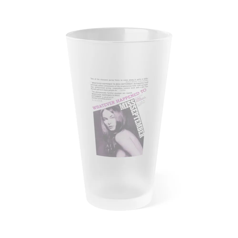 WHATEVER HAPPENED TO MISS SEPTEMBER 1973 Movie Poster - Frosted Pint Glass 16oz-16oz-Frosted-Go Mug Yourself