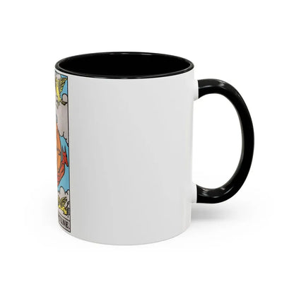 Wheel of Fortune (Tarot Card) Accent Coffee Mug - Go Mug Yourself