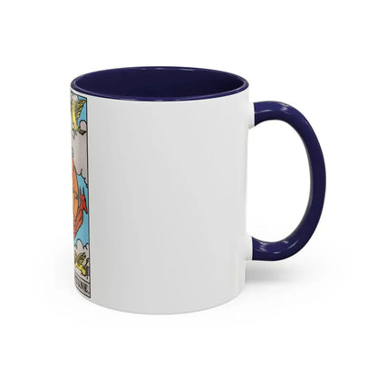 Wheel of Fortune (Tarot Card) Accent Coffee Mug - Go Mug Yourself