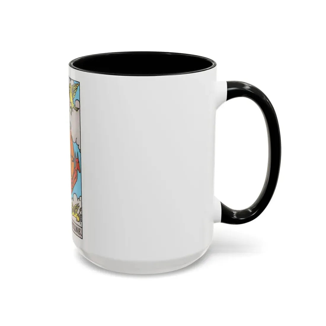 Wheel of Fortune (Tarot Card) Accent Coffee Mug - Go Mug Yourself
