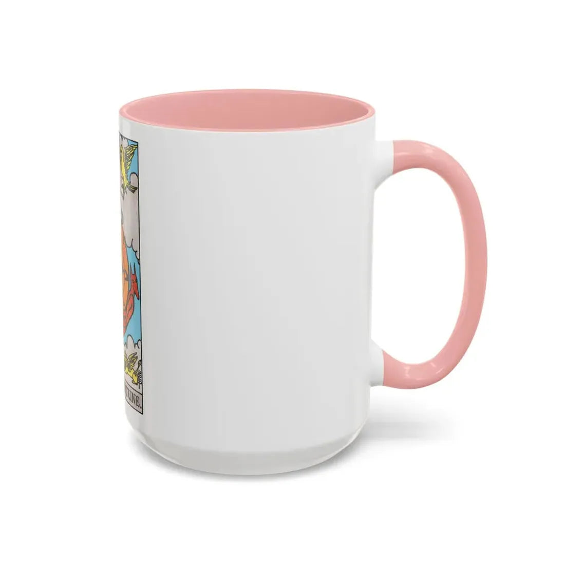 Wheel of Fortune (Tarot Card) Accent Coffee Mug - Go Mug Yourself