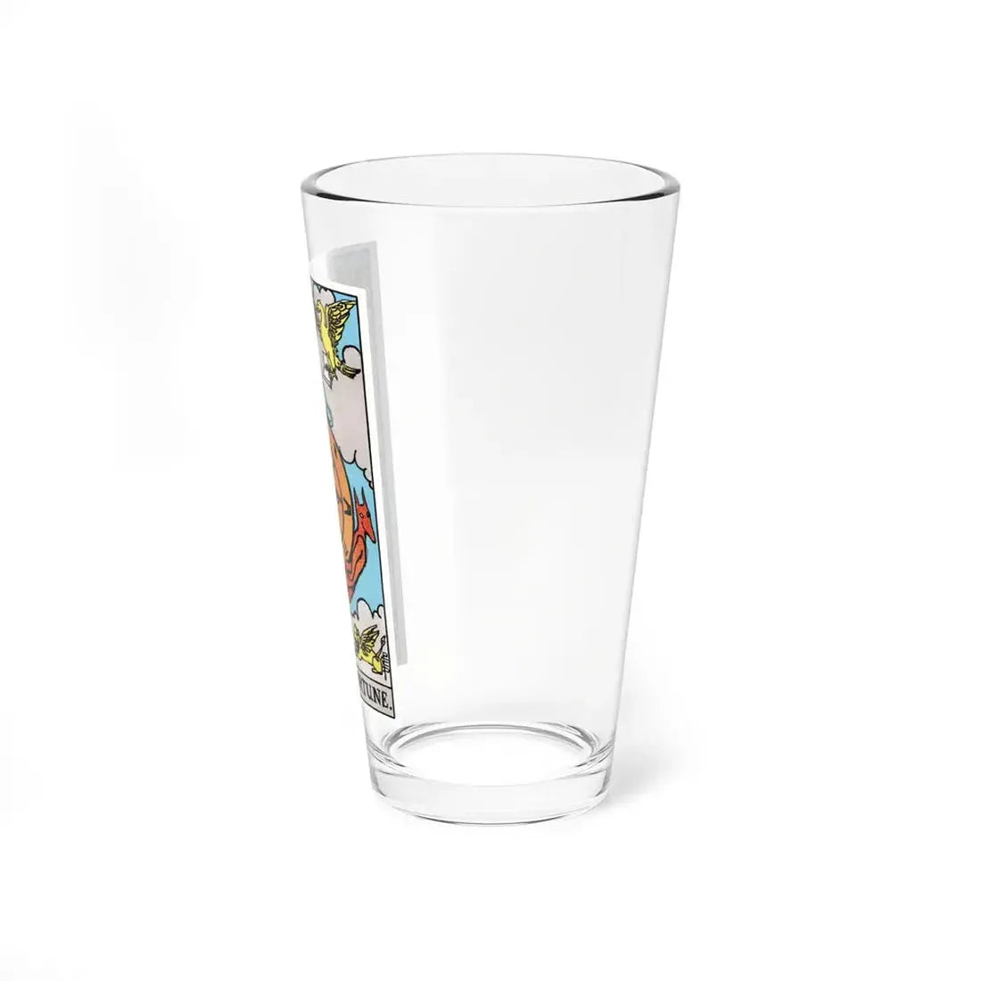 Wheel of Fortune (Tarot Card) Pint Glass 16oz - Go Mug Yourself