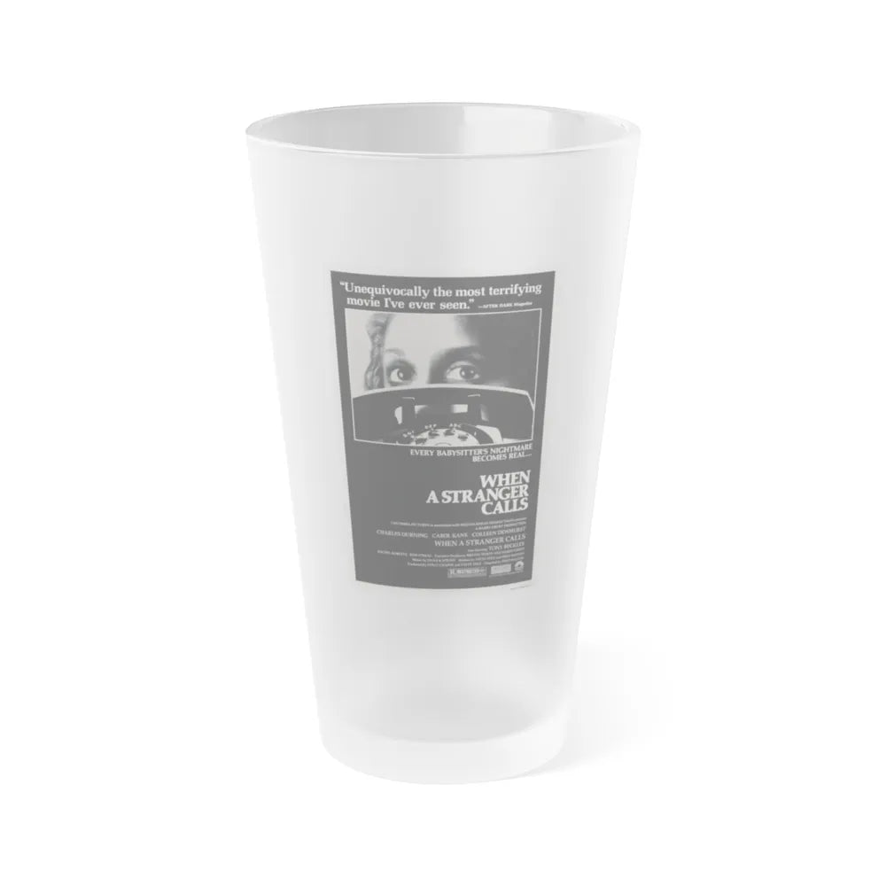 WHEN A STRANGER CALLS 1979 Movie Poster - Frosted Pint Glass 16oz-16oz-Frosted-Go Mug Yourself