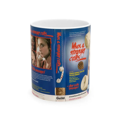 WHEN A STRANGER CALLS (VHS COVER) - White Coffee Mug 11oz - Go Mug Yourself