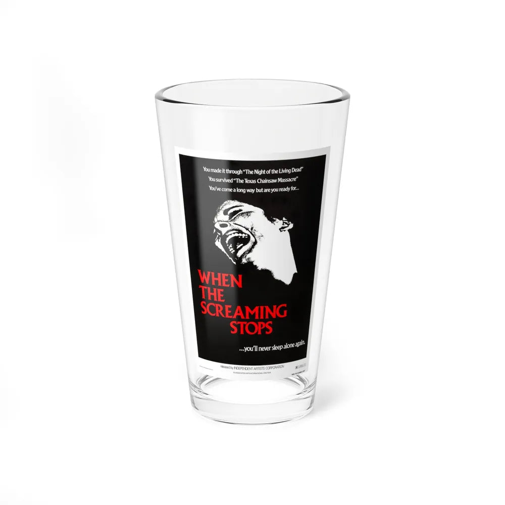 WHEN THE SCREAMING STOPS (LORELEY'S GRASP) 1973 Movie Poster - Pint Glass 16oz-16oz-Go Mug Yourself