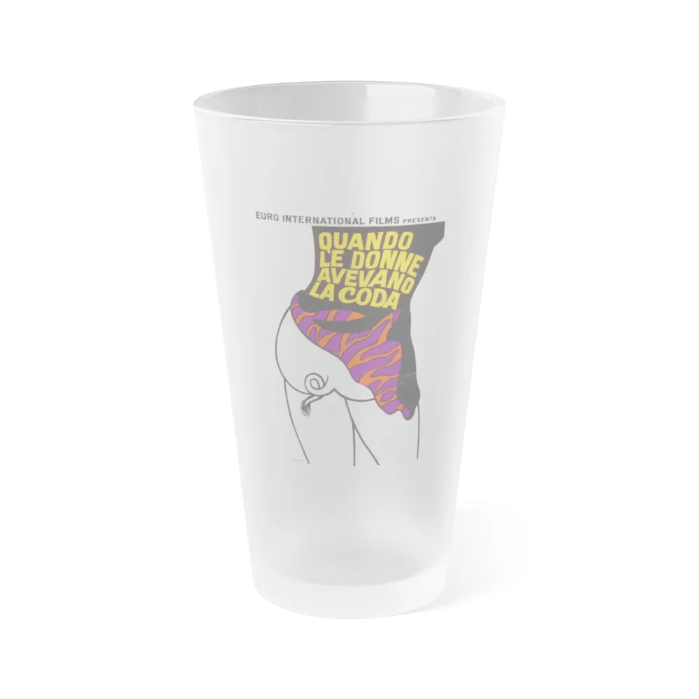 WHEN WOMEN HAD TAILS 1970 Movie Poster - Frosted Pint Glass 16oz-16oz-Frosted-Go Mug Yourself