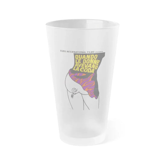 WHEN WOMEN HAD TAILS 1970 Movie Poster - Frosted Pint Glass 16oz 16oz Frosted - Go Mug Yourself