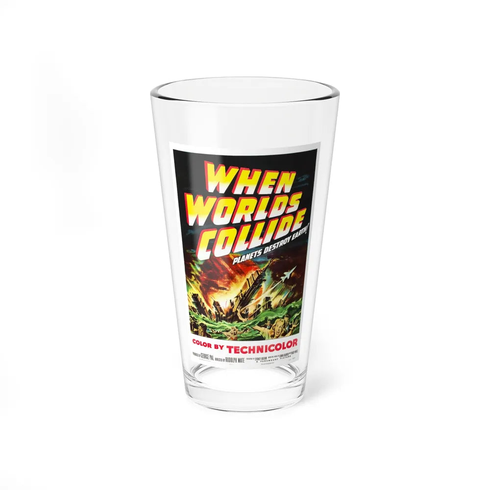 WHEN WORLDS COLLIDE 1951 Movie Poster - Pint Glass 16oz-16oz-Go Mug Yourself