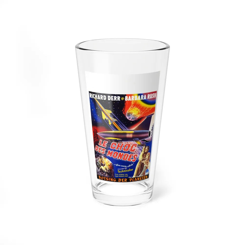 WHEN WORLDS COLLIDE (BELGIAN) 1951 Movie Poster - Pint Glass 16oz-16oz-Go Mug Yourself