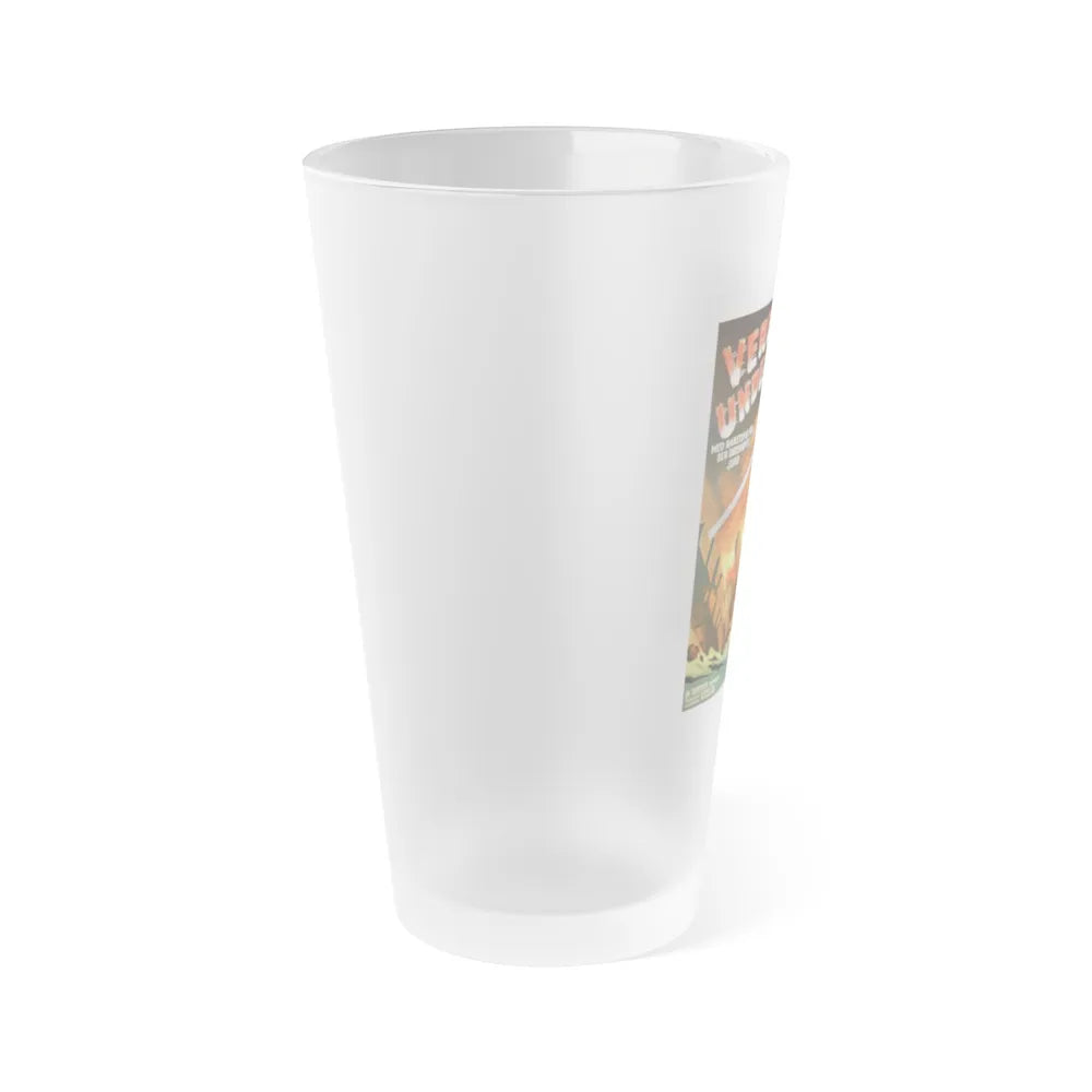 WHEN WORLDS COLLIDE (SCANDINAVIAN) 1951 Movie Poster - Frosted Pint Glass 16oz-Go Mug Yourself