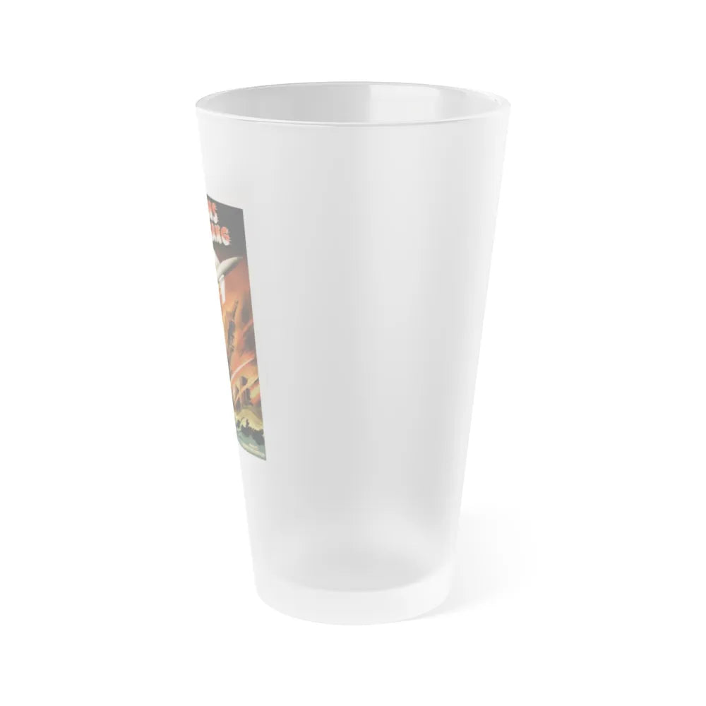 WHEN WORLDS COLLIDE (SCANDINAVIAN) 1951 Movie Poster - Frosted Pint Glass 16oz-Go Mug Yourself