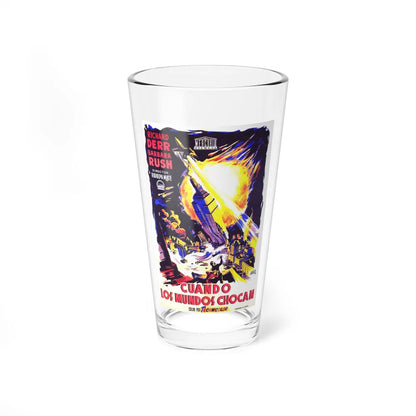 WHEN WORLDS COLLIDE (SPANISH) 1951 Movie Poster - Pint Glass 16oz-16oz-Go Mug Yourself