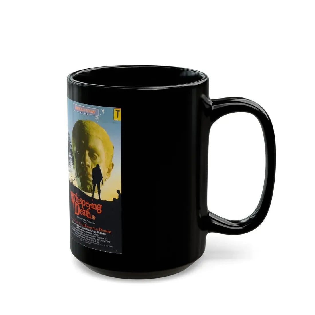 WHISPERING DEATH (VHS COVER) - Black Coffee Mug - Go Mug Yourself