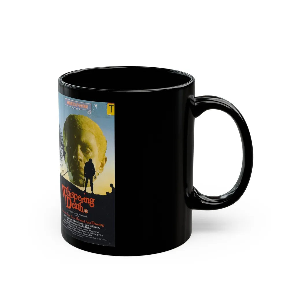 WHISPERING DEATH (VHS COVER) - Black Coffee Mug-Go Mug Yourself