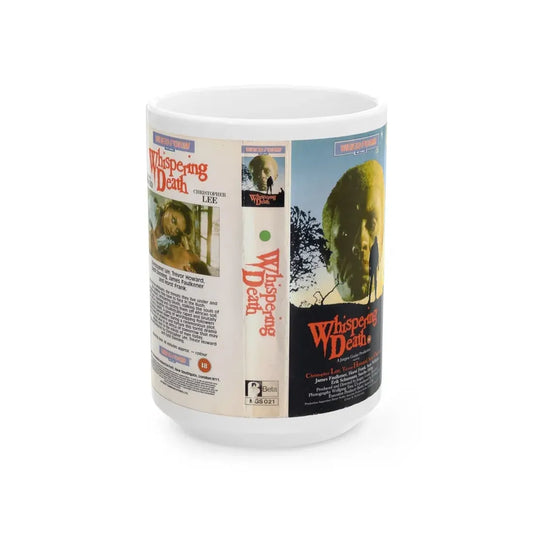 WHISPERING DEATH (VHS COVER) - White Coffee Mug 15oz - Go Mug Yourself
