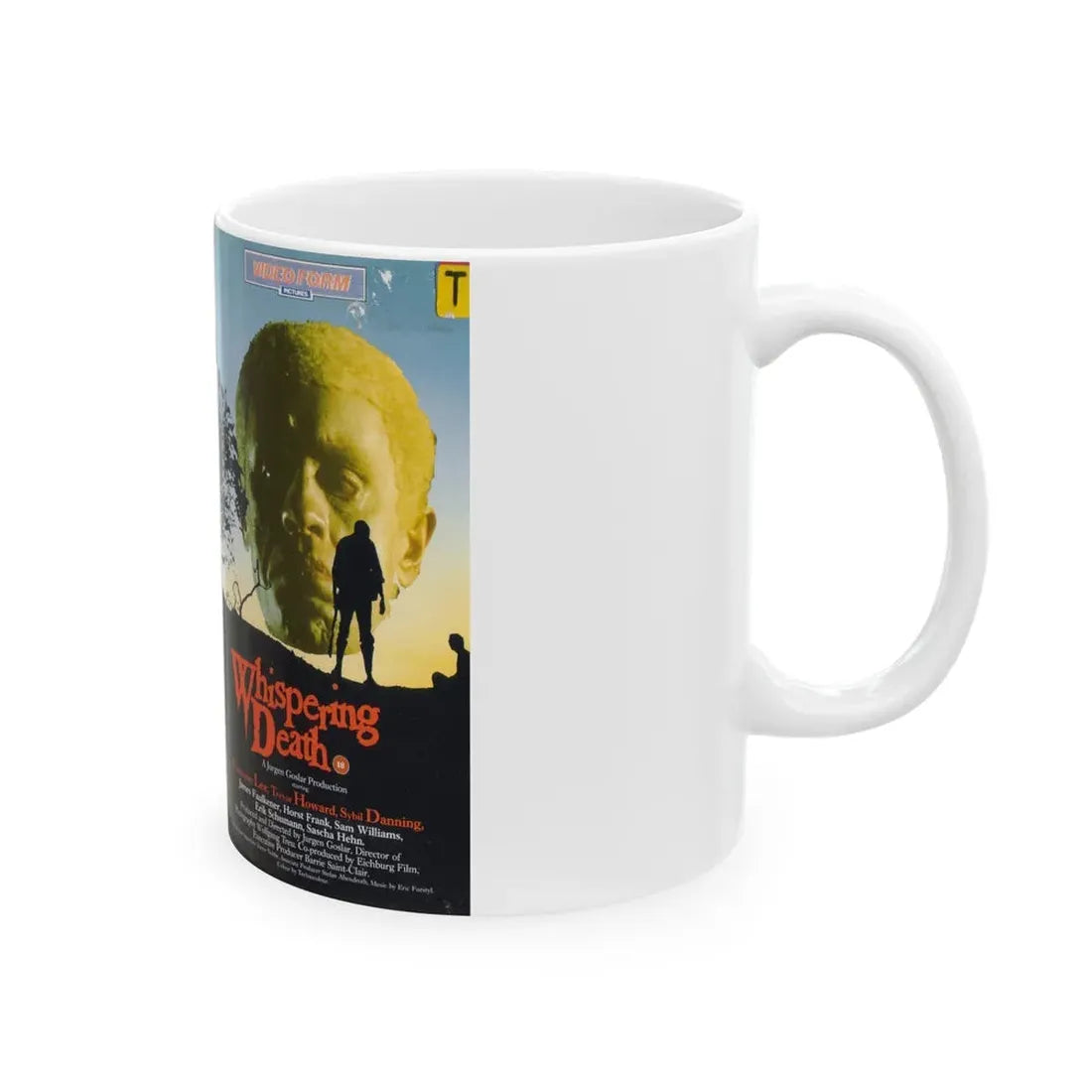 WHISPERING DEATH (VHS COVER) - White Coffee Mug - Go Mug Yourself