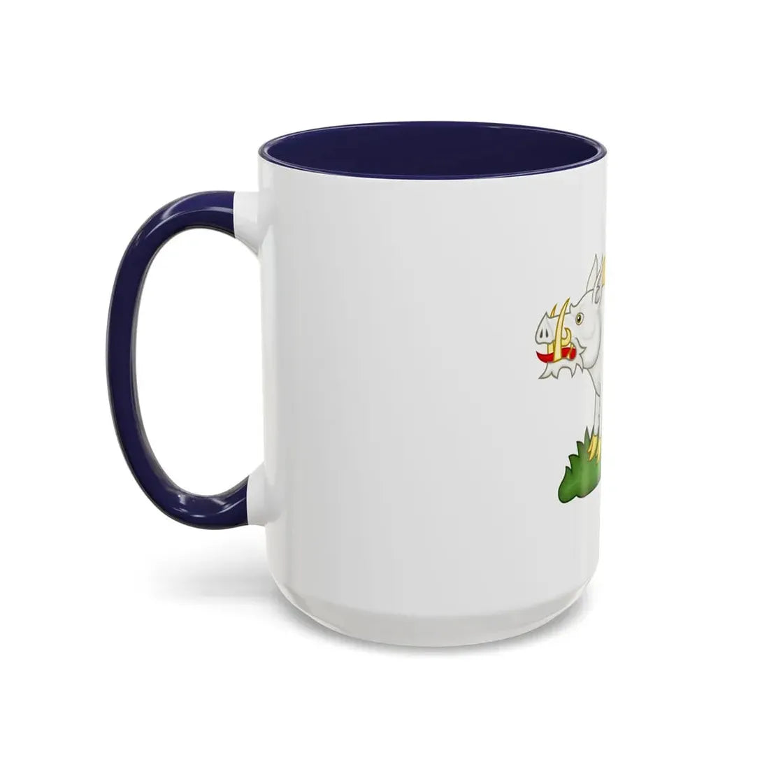 White Boar Badge of Richard III - Accent Coffee Mug - Go Mug Yourself