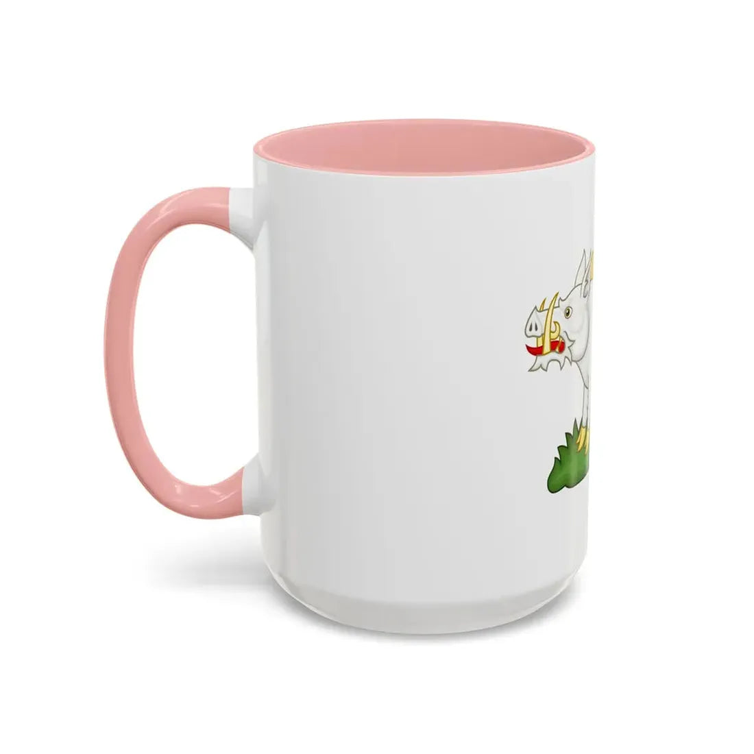 White Boar Badge of Richard III - Accent Coffee Mug - Go Mug Yourself