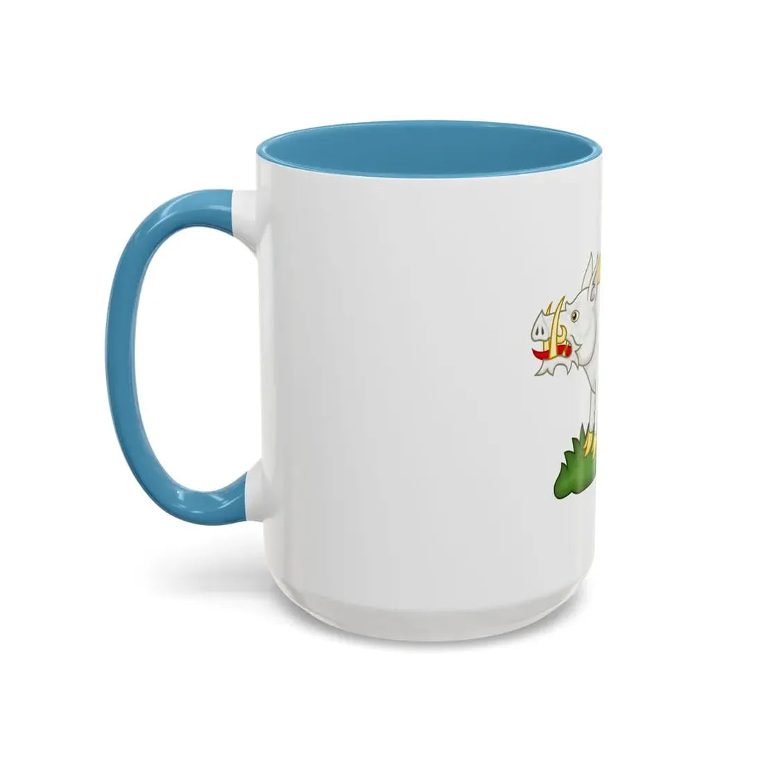 White Boar Badge of Richard III - Accent Coffee Mug - Go Mug Yourself