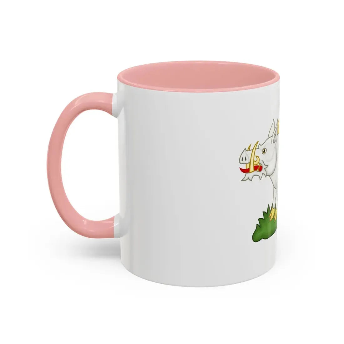 White Boar Badge of Richard III - Accent Coffee Mug - Go Mug Yourself