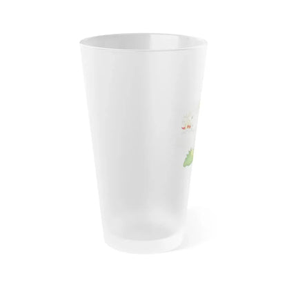 White Boar Badge of Richard III - Frosted Pint Glass 16oz - Go Mug Yourself