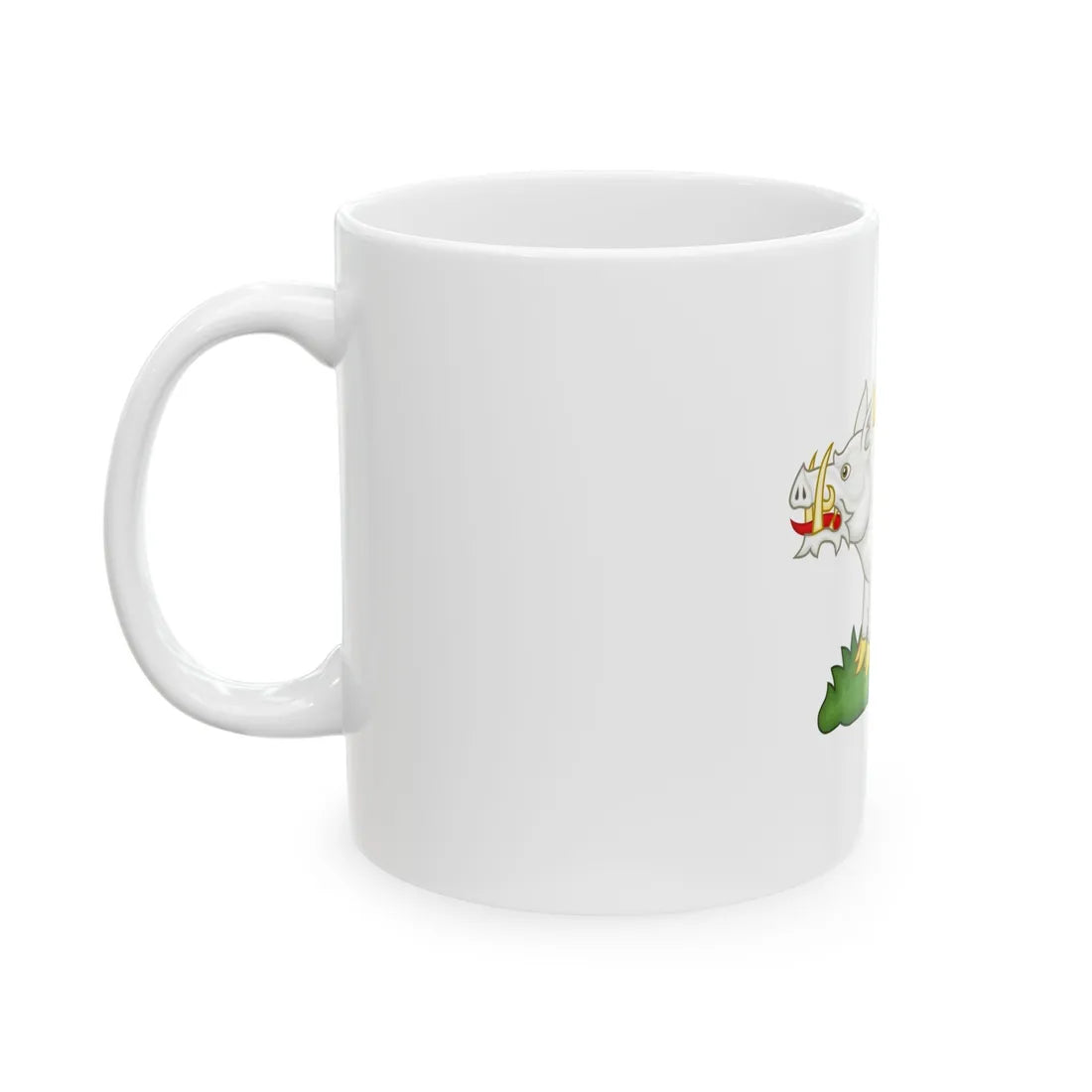 White Boar Badge of Richard III - White Coffee Mug - Go Mug Yourself