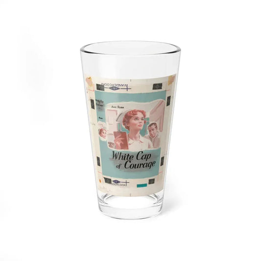 White Cap of Courage by Ann Rush, Paperback Novel Cover (Bantam Book, 1960) - Pint Glass 16oz 16oz - Go Mug Yourself