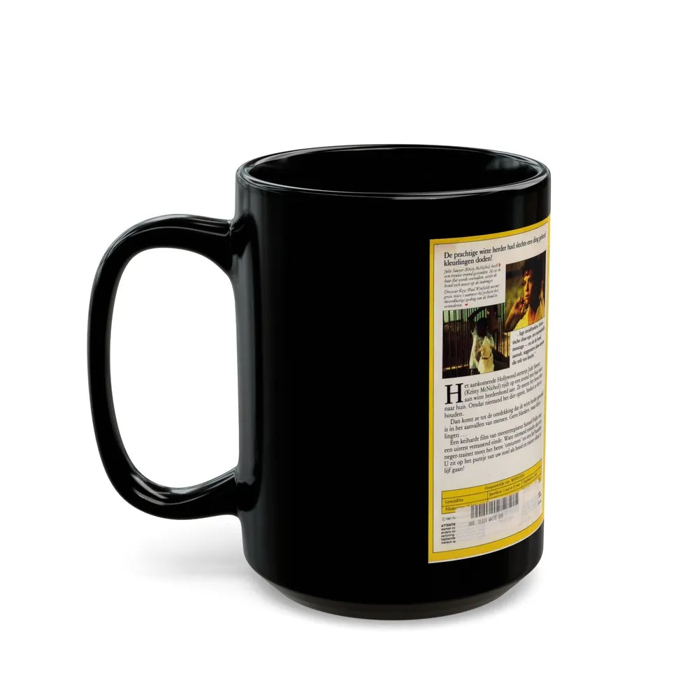 WHITE DOG (VHS COVER) - Black Coffee Mug-Go Mug Yourself