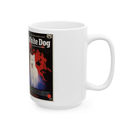 WHITE DOG (VHS COVER) - White Coffee Mug-Go Mug Yourself