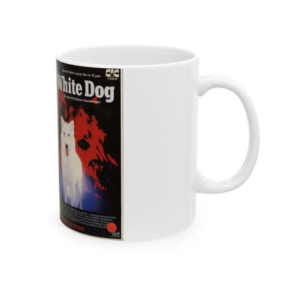 WHITE DOG (VHS COVER) - White Coffee Mug-Go Mug Yourself