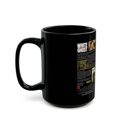 WHITE GHOST (VHS COVER) - Black Coffee Mug-Go Mug Yourself