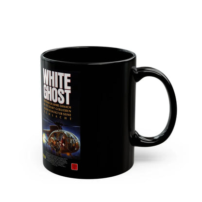 WHITE GHOST (VHS COVER) - Black Coffee Mug-Go Mug Yourself