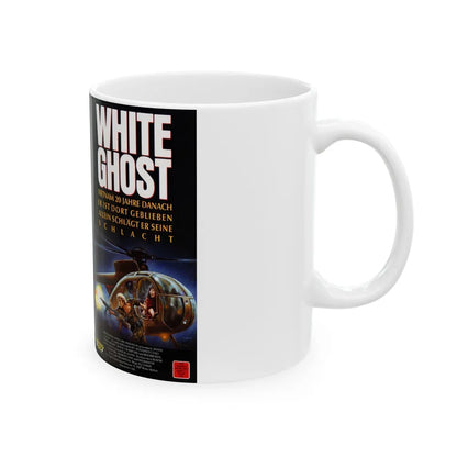 WHITE GHOST (VHS COVER) - White Coffee Mug-Go Mug Yourself