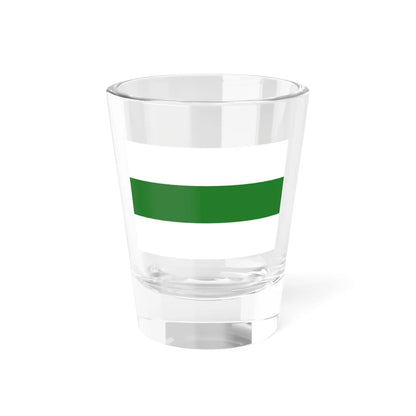 White-green-white flag (Russia) Shot Glass 1.5oz 1.5oz - Go Mug Yourself
