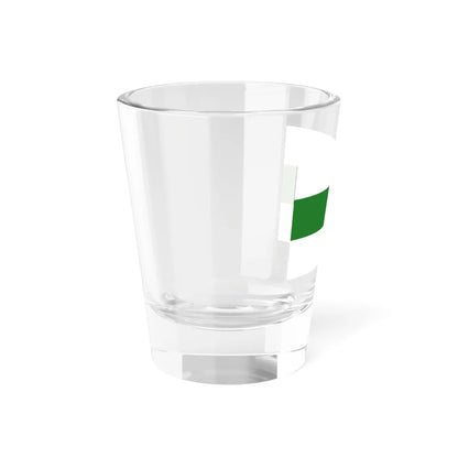White-green-white flag (Russia) Shot Glass 1.5oz - Go Mug Yourself