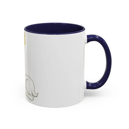 White Hart Badge of Richard II - Accent Coffee Mug - Go Mug Yourself