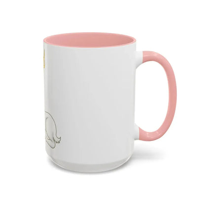 White Hart Badge of Richard II - Accent Coffee Mug - Go Mug Yourself