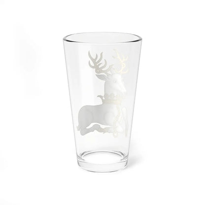 White Hart Badge of Richard II - Pint Glass 16oz-Go Mug Yourself