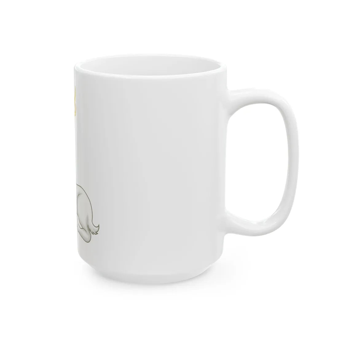 White Hart Badge of Richard II - White Coffee Mug - Go Mug Yourself